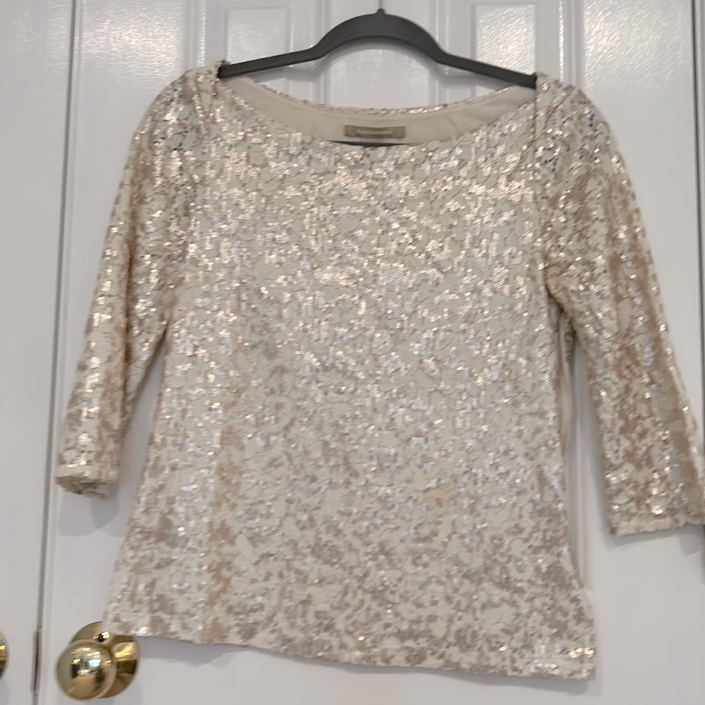 Banana Republic sequined shirt